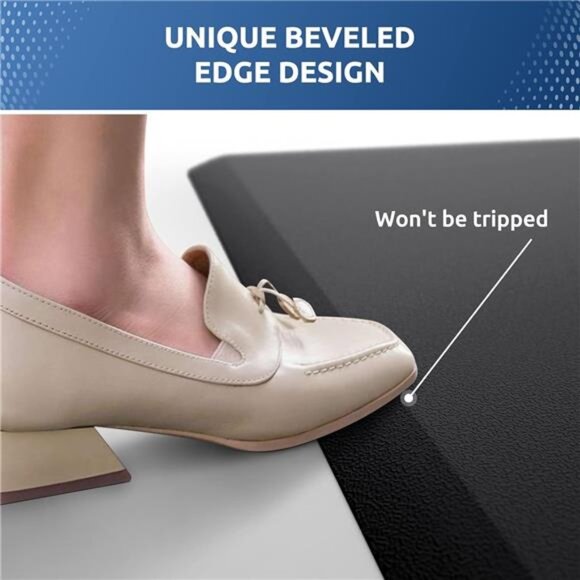 Kitchen Mat Cushioned Anti Fatigue Rug 17.3"x28" Waterproof - Picture 6 of 7